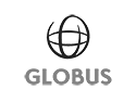 logo back and white Globus