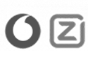 logo back and white Vodafone Ziggo